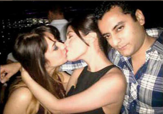 Riya Sen locks lips with a girl at party